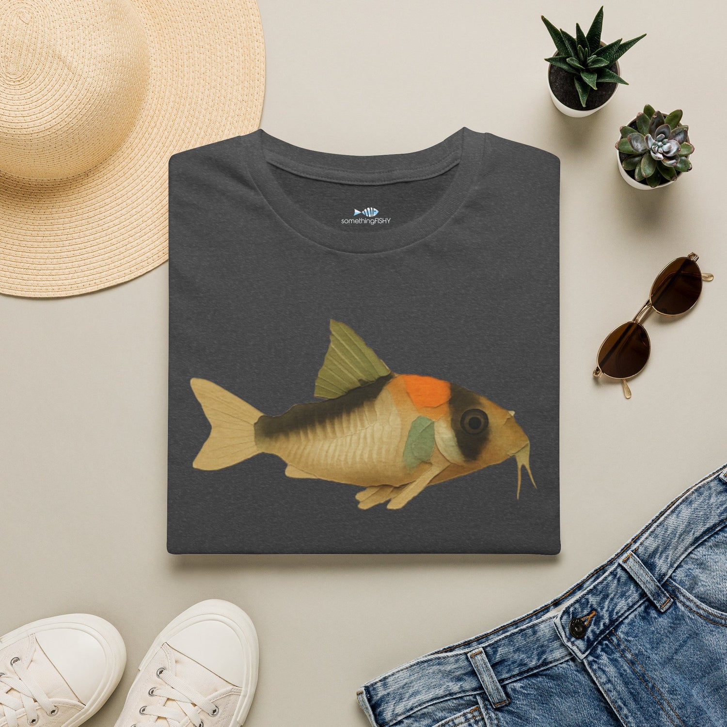 Corydorus Fish Tee — Awesome Aquarium Cory Catfish Graphic T-Shirt