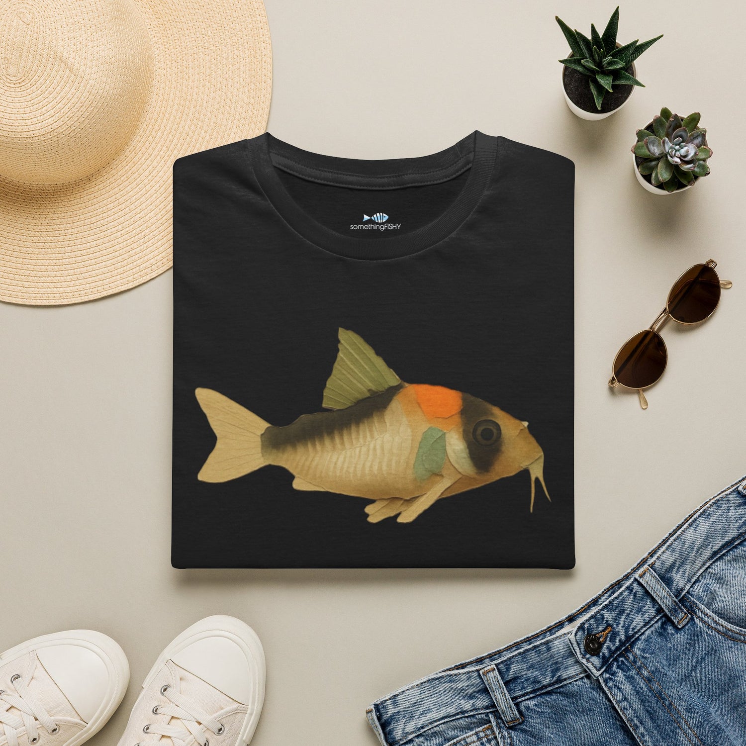 Corydorus Fish Tee — Awesome Aquarium Cory Catfish Graphic T-Shirt