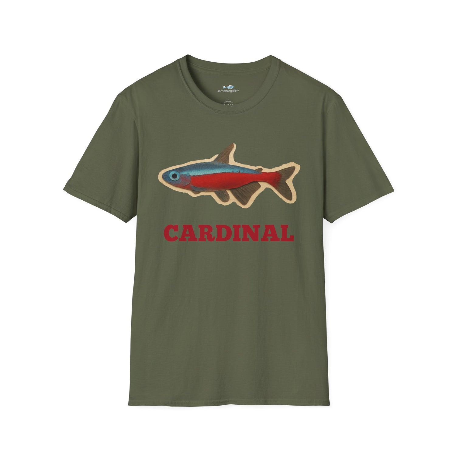 Cardinal Tetra Fish Tee — Cute Aquarium Fish Shirt
