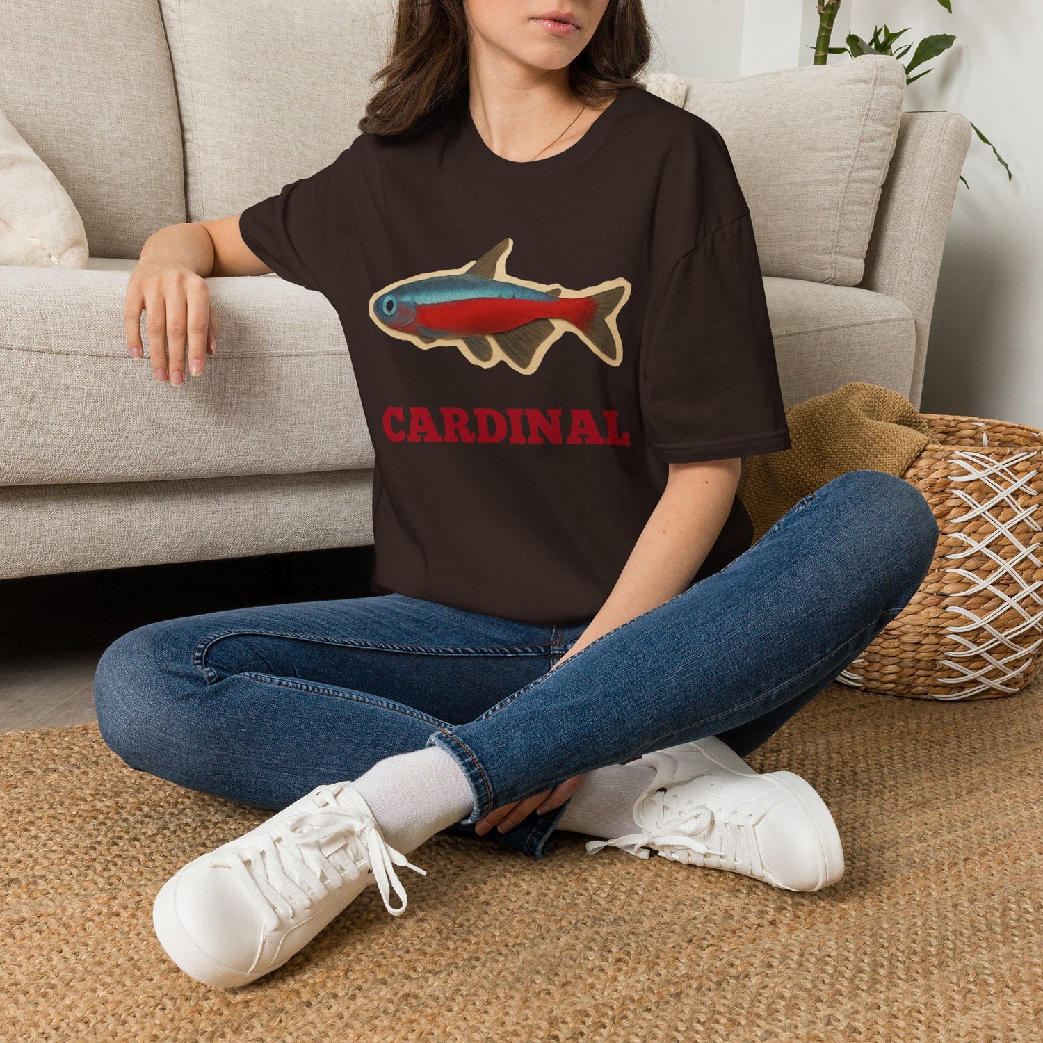 Cardinal Tetra Fish Tee — Cute Aquarium Fish Shirt