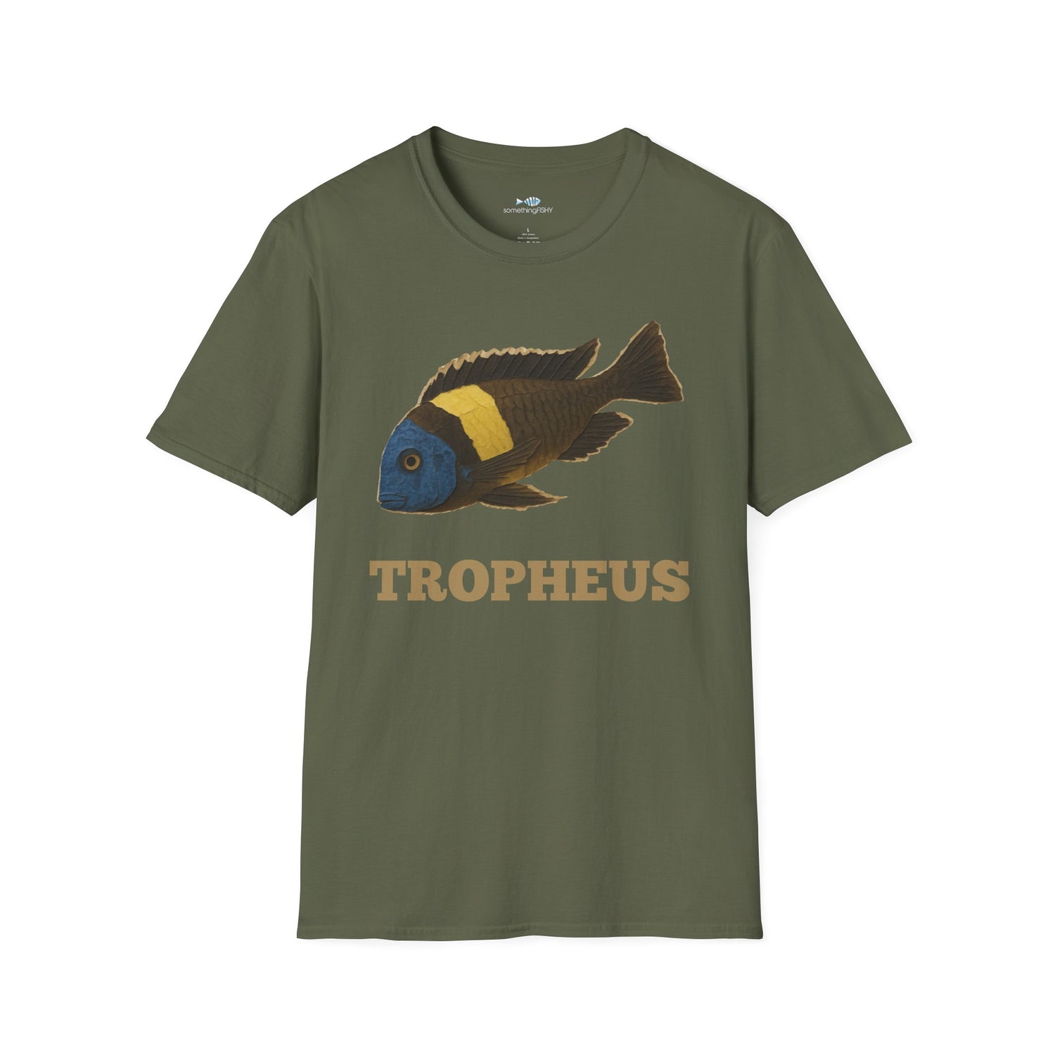 Tropheus Cichlid Fish T‑Shirt — Retro Aquarium Fish Tee