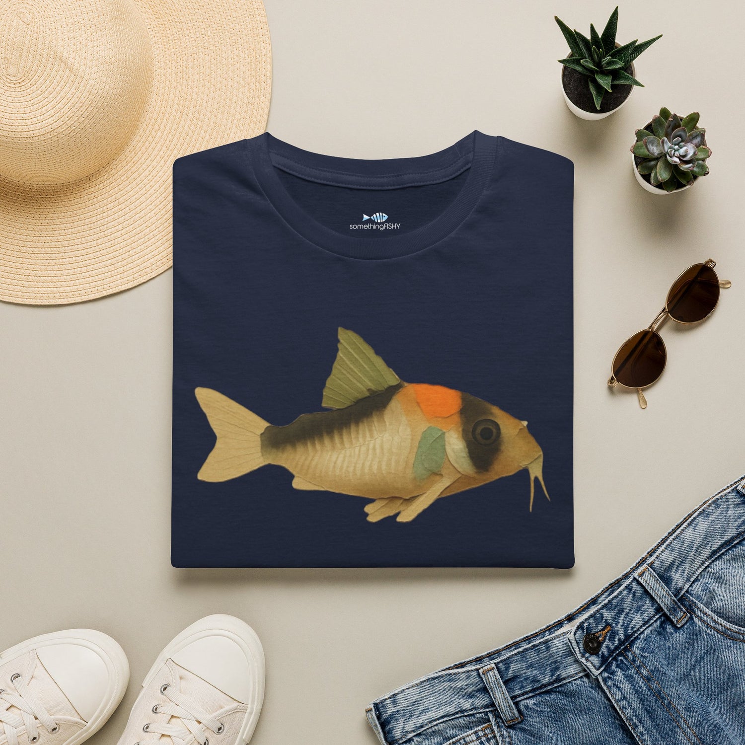 Corydorus Fish Tee — Awesome Aquarium Cory Catfish Graphic T-Shirt