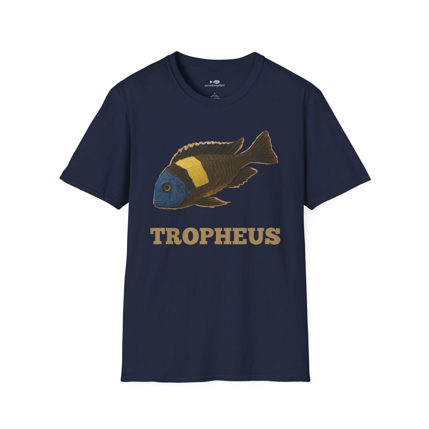 Tropheus Cichlid Fish T‑Shirt — Retro Aquarium Fish Tee