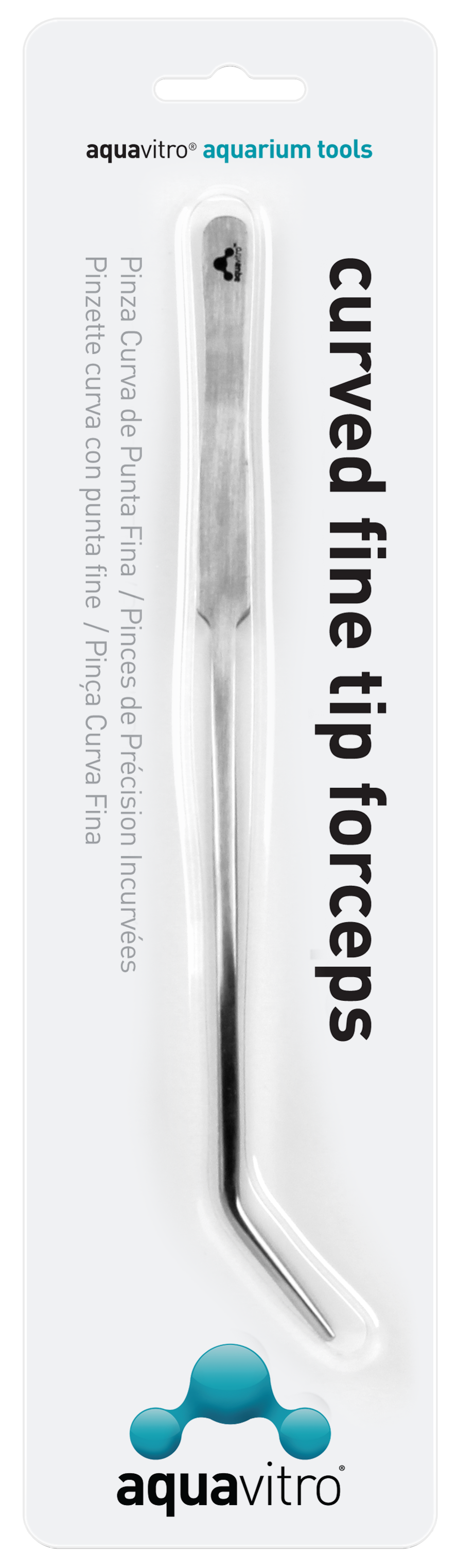 Aquavitro Curved Fine Tipped Forceps