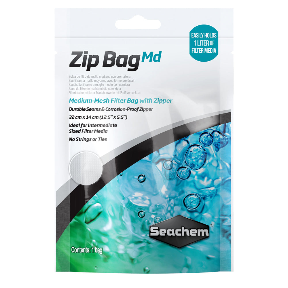 Seachem Zip Bag MD 5.5x12 – SomethingFishyLLC