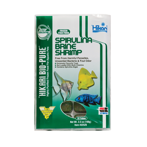 Hikari Frozen Spirulina Brine Cube