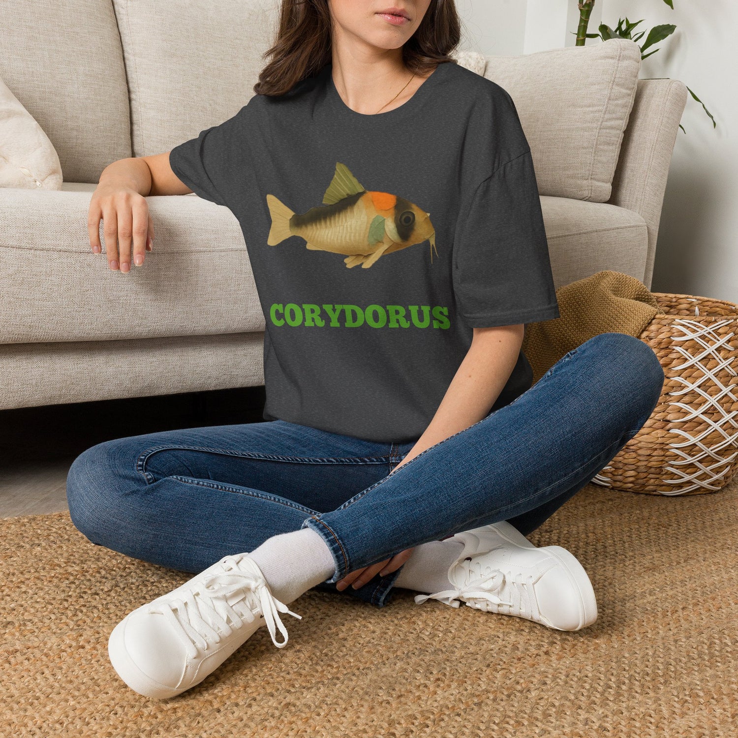 Corydorus Fish Tee — Awesome Aquarium Cory Catfish Graphic T-Shirt