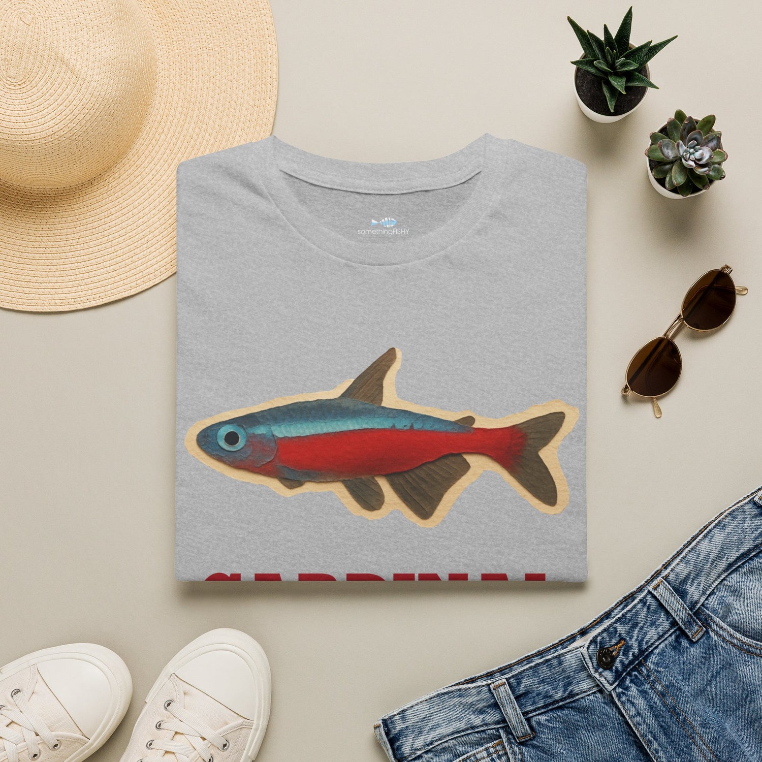 Cardinal Tetra Fish Tee — Cute Aquarium Fish Shirt