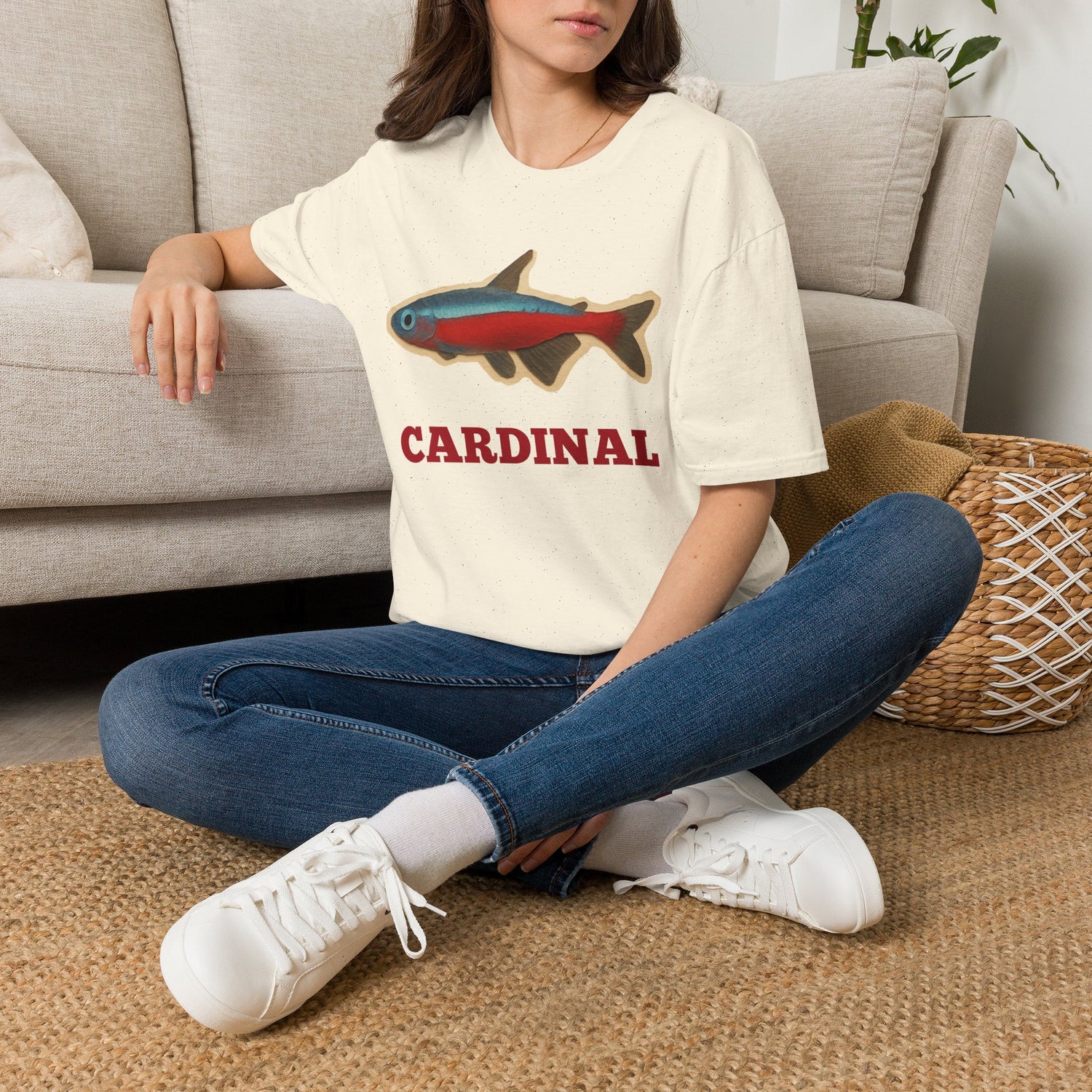 Cardinal Tetra Fish Tee — Cute Aquarium Fish Shirt