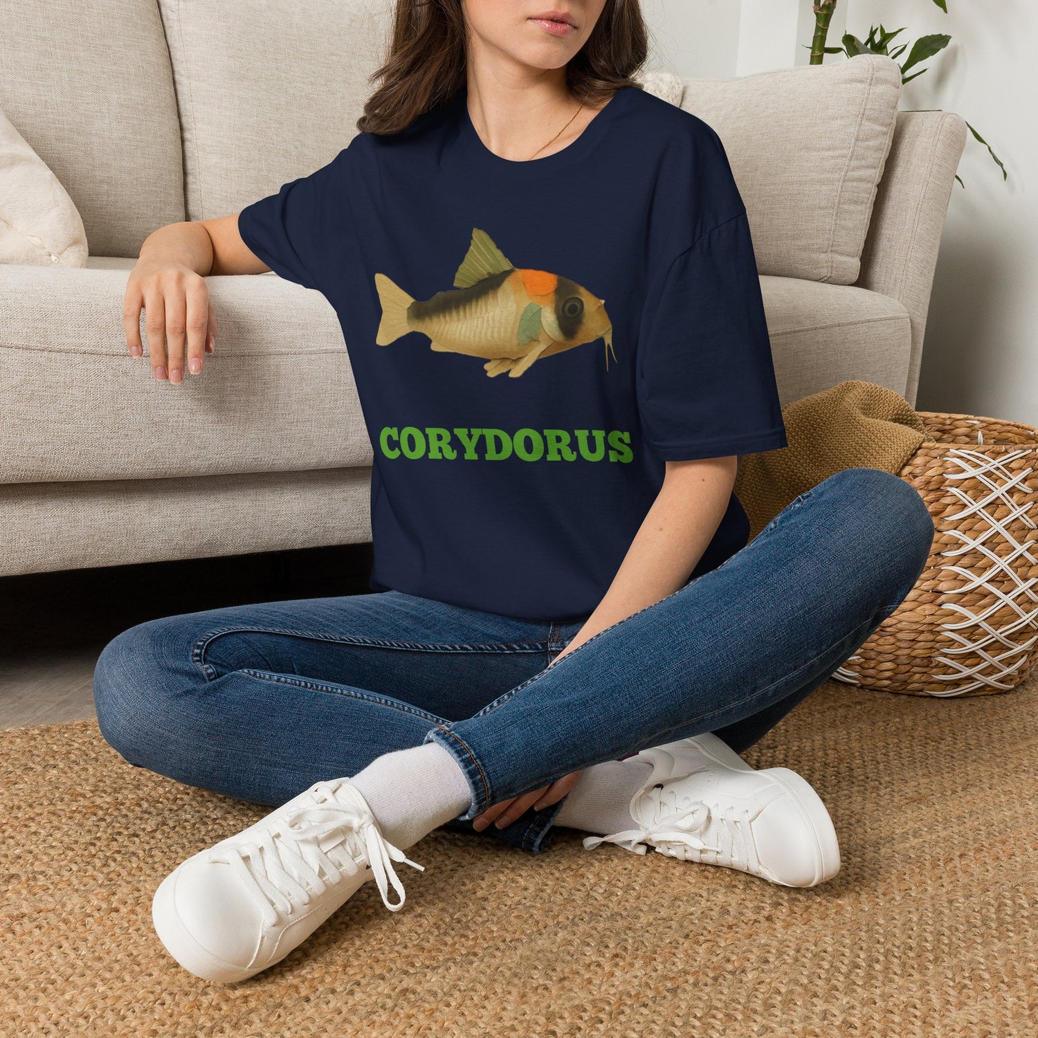 Corydorus Fish Tee — Awesome Aquarium Cory Catfish Graphic T-Shirt