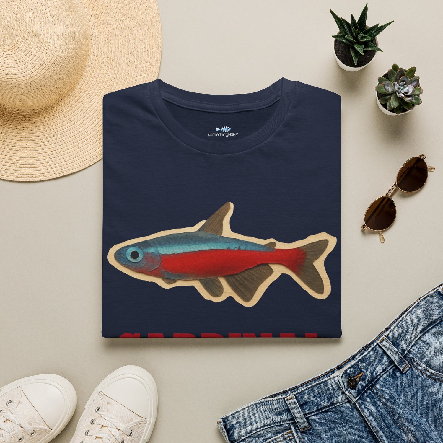Cardinal Tetra Fish Tee — Cute Aquarium Fish Shirt
