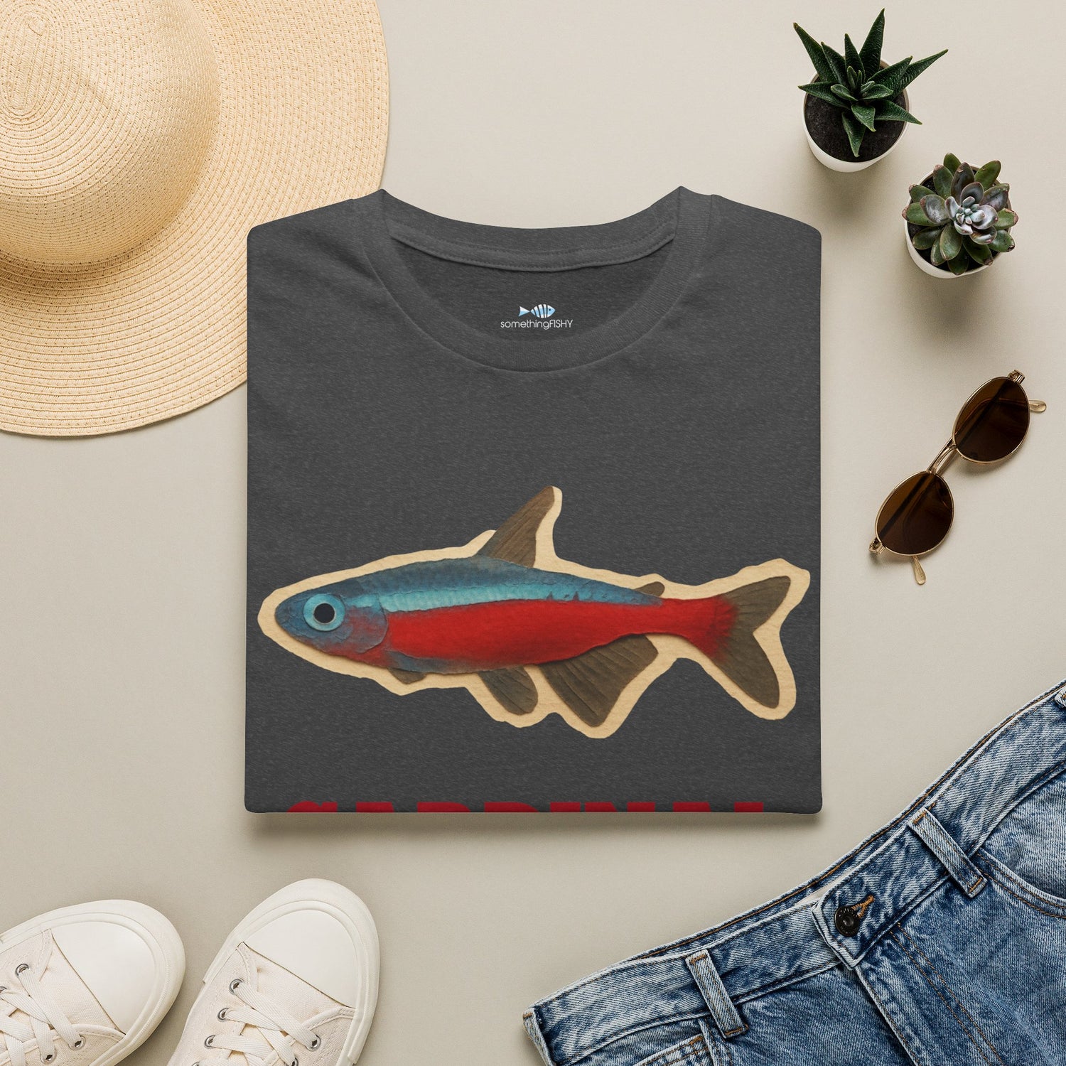 Cardinal Tetra Fish Tee — Cute Aquarium Fish Shirt
