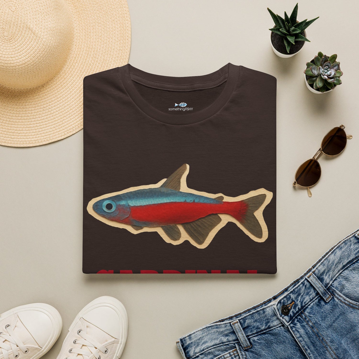 Cardinal Tetra Fish Tee — Cute Aquarium Fish Shirt