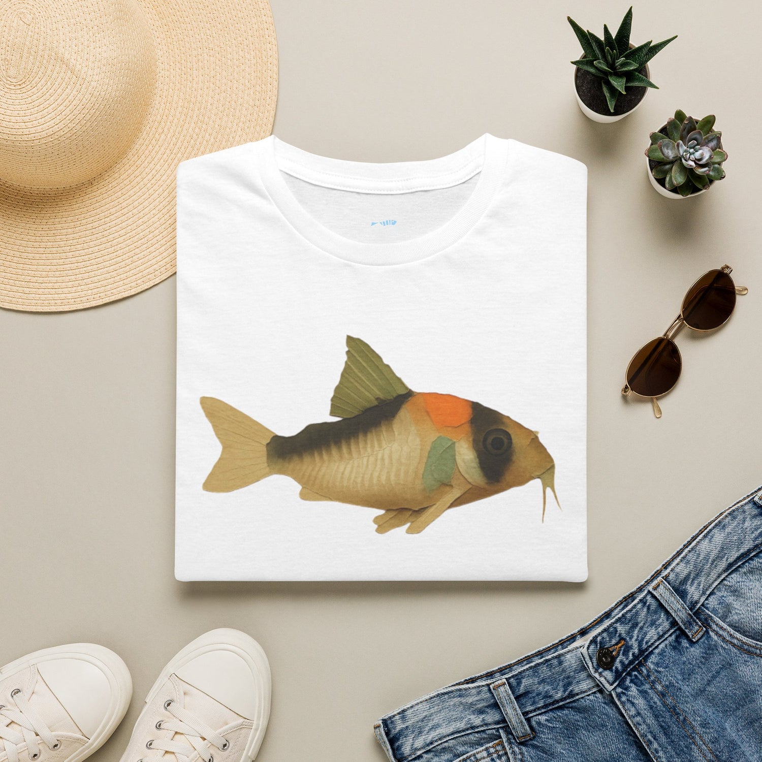 Corydorus Fish Tee — Awesome Aquarium Cory Catfish Graphic T-Shirt