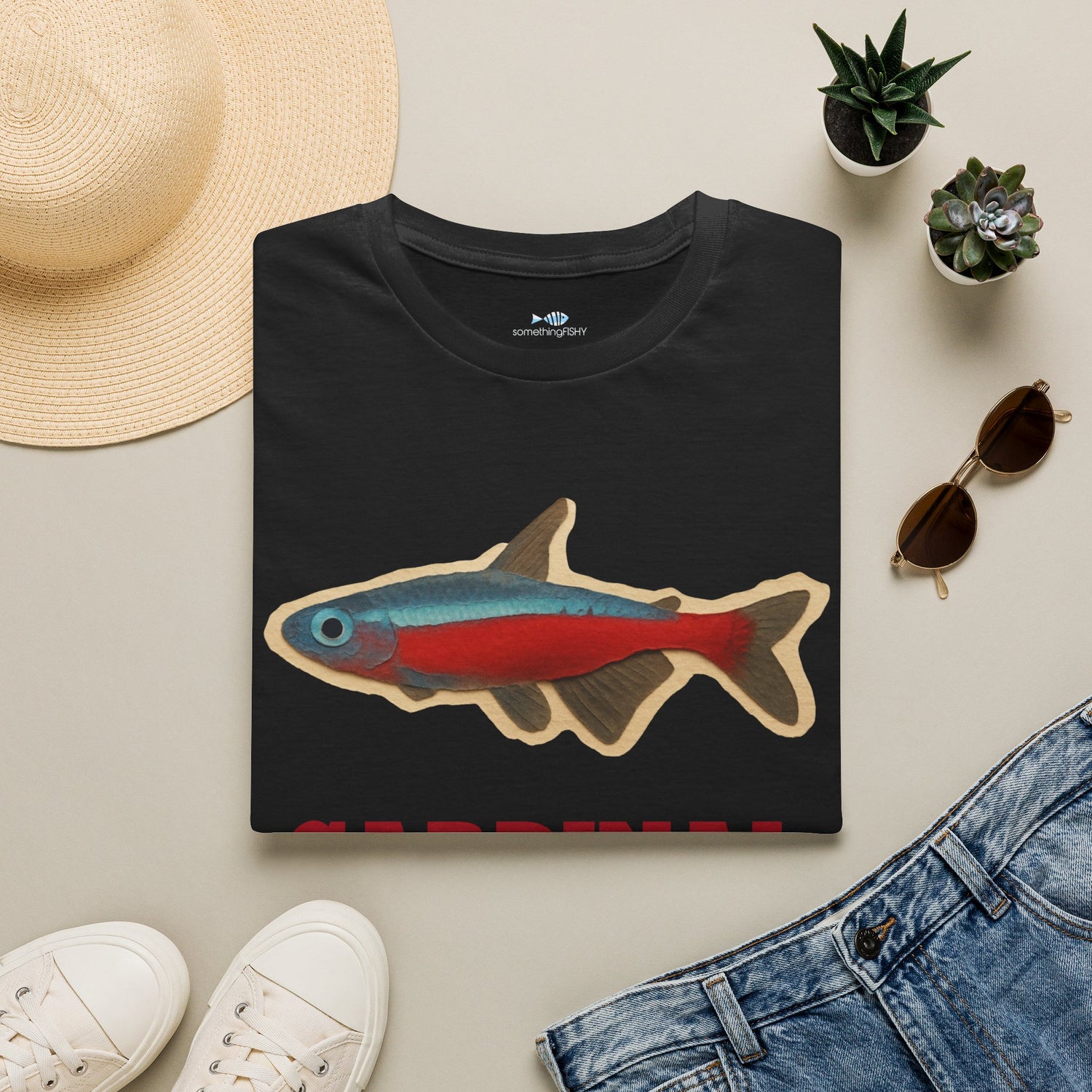 Cardinal Tetra Fish Tee — Cute Aquarium Fish Shirt