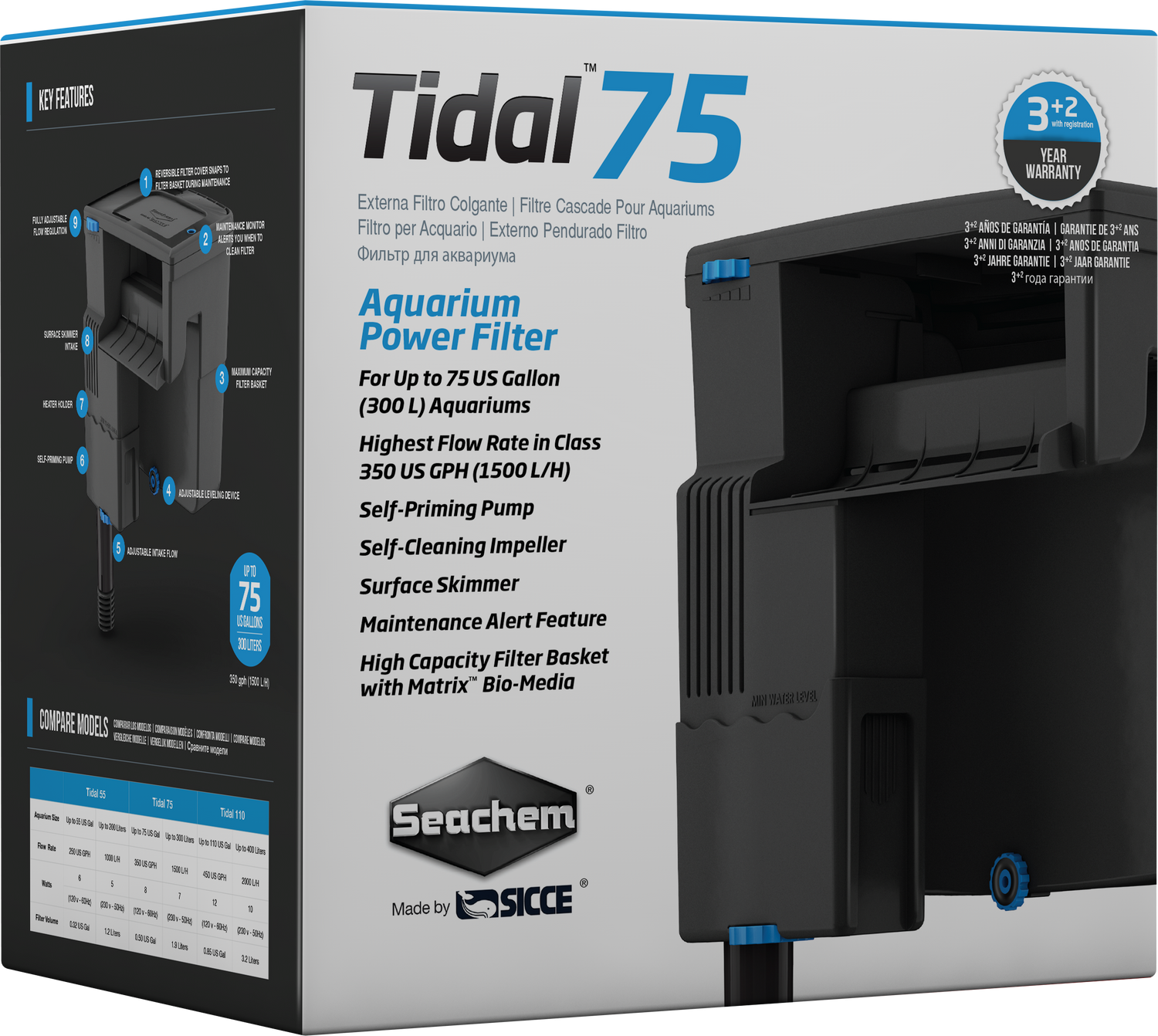 Seachem Tidal 75